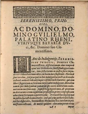 Disputatio theologica de indulgentiis