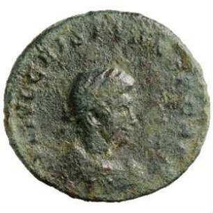 Münze, Follis, Aes 3, 317 n. Chr.