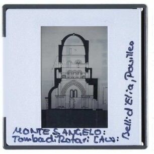 Monte Sant'Angelo, Tomba di Rotari : Aufriss