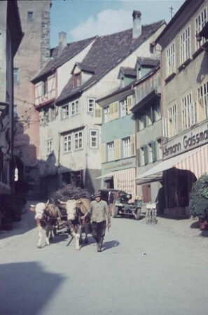 Meersburg. Blick vom Marktplatz zum Obertor