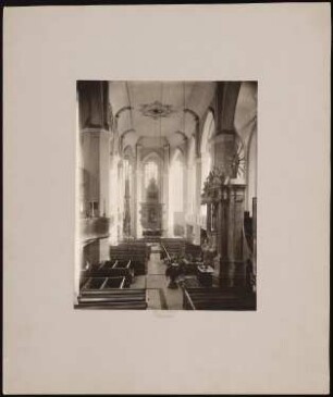 Domkirche St. Marien, Fürstenwalde/Spree Wiederherstellung: Innenansicht Richtung Chor