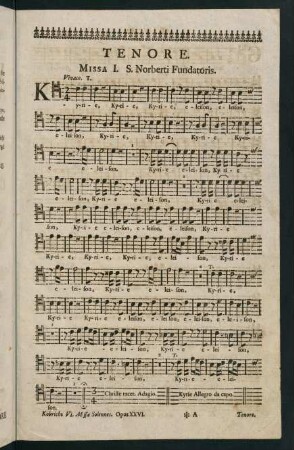 1-11, Missa I. - Missa II.