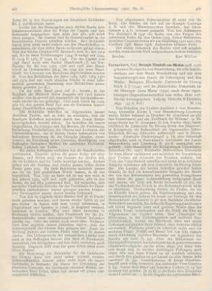 468-469 [Rezension] Tschackert, Paul, Herzogin Elisabeth von Münden