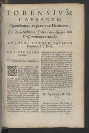 Forensium Decisionum Pars II.