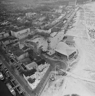 Strand von Warnemünde : Blickrichtung Südwesten
