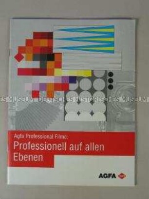 Informationsbroschüre für Agfa-Produkte