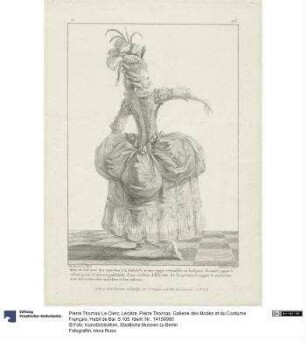 Gallerie des Modes et du Costume Français: Habit de Bal. S.105