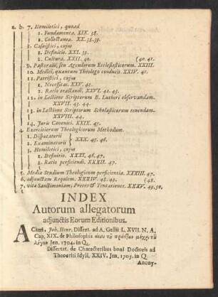 Index Autorum allegatorum