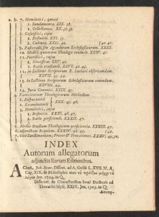 Index Autorum allegatorum