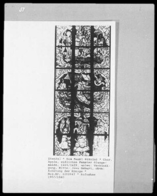 Detail südliches Fenster: Verkündigung Mariae