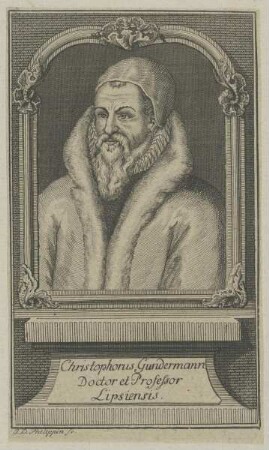 Bildnis des Christophorus Gundermann