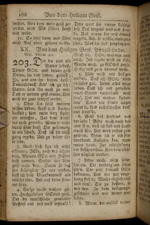 XX. Von dem Heiligen Geist. Pfingst-Lieder. - XXI. Von der Christlichen Kirche.