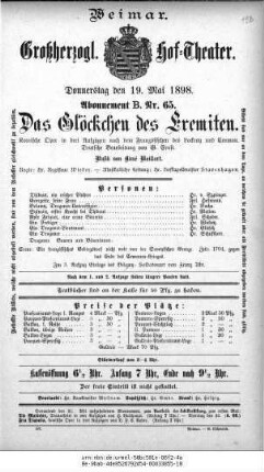 Das Glöckchen des Eremiten