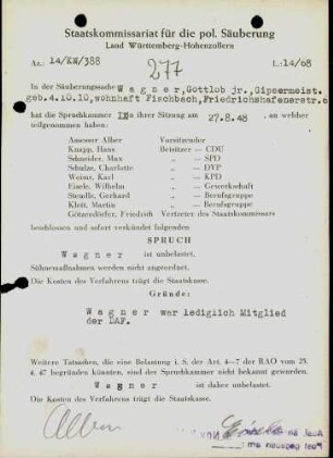 Wagner, Gottlob