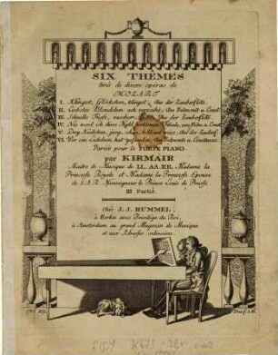 Six thêmes tirés de divers opéras de Mozart : variés pour le forte piano ; III partie