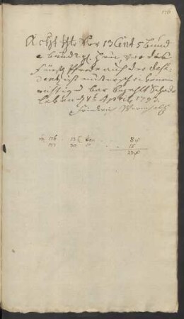 [Quittung] ... April 1793.