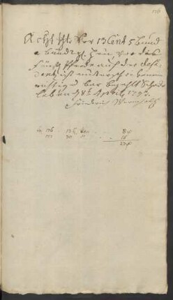 [Quittung] ... April 1793.