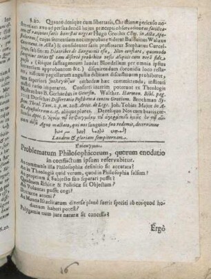 Gratulationes [Beiträger: Christ. Kortholt. M. Georg. Henr. Burchardus.]