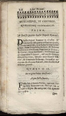 De Classibus, Et Centuriis.