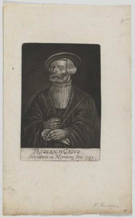Bildnis des Friedrich Grosz