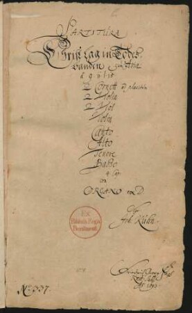 Christ lag in Todesbanden; V (3), Coro, orch, org; d-Moll