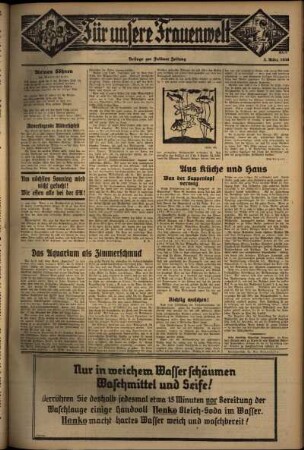 Zweite Ausgabe vom Dienstag, den 03. März 1936.