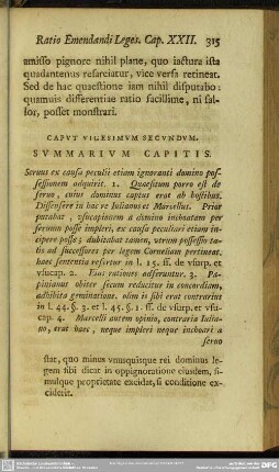 Caput Vigesimum Secundum