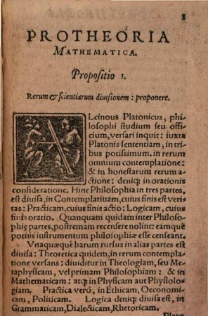 Cunradi Dasypodii Protheoria Mathematica : In Qua Non Solum Disciplinae Mathematicae omnes, ordine convenienti enumerantur, verum etiam universalia Mathematica praecepta, explicantur