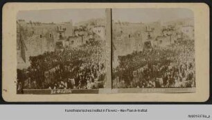 Prozession und Pilger in Bethlehem