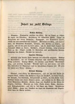 Pyrker's Werke, 2. Rudolph von Habsburg : ein Heldengedicht in zwölf Gesängen