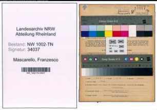 Entnazifizierung Franzesco Mascarello , geb. 17.03.1912 (Spediteur)