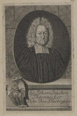 Bildnis des Johann Joachim Thoennicker