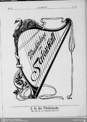 Musikbeilage zum Salonblatt