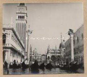 Venedig, Die Piazetta von der Lagune aus