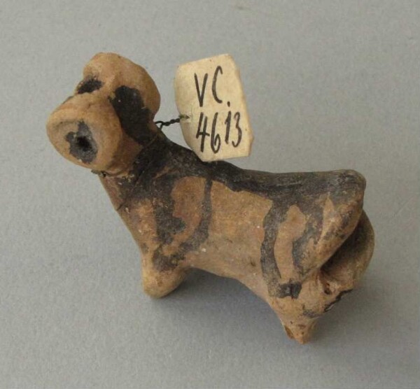 Animal figurine made of clay