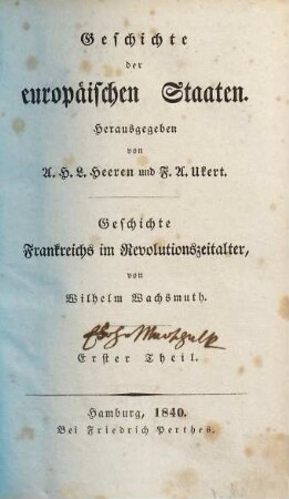 Geschichte Frankreichs im Revolutionszeitalter, 1