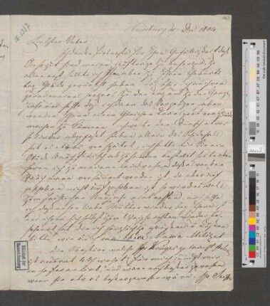 Brief an Herrn Bassenge