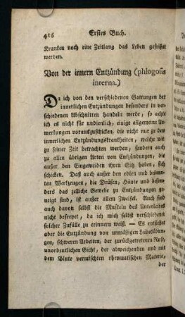 416-430, Von der innern Entzündung (phlogosis interna)