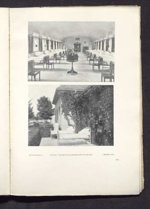 Krankensaal. Rudolf Virchow-Krankenhaus, Pavillon. Liegeplatz.