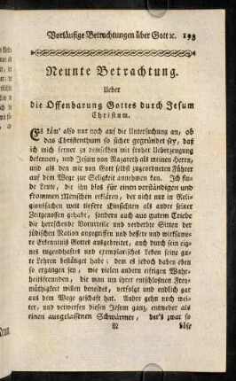 193-214, Neunte Betrachtung.