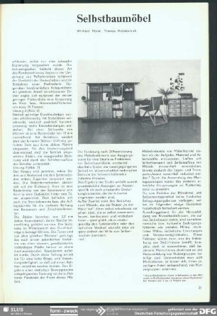 Selbstbaumöbel : Leichtbau