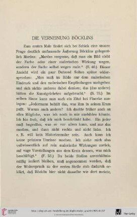 Die Verneinung Böcklins