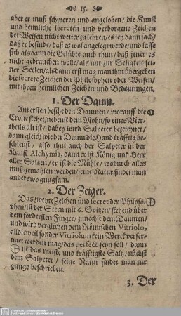 2. Der Zeiger.