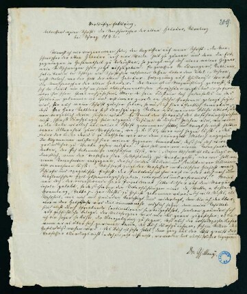 1r-1v, Vorläufige Erklärung