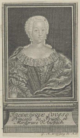 Bildnis der Frederique Louise de Prusse