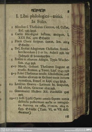 1. Libri philologico- critici