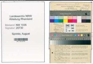 Entnazifizierung August Sprinks , geb. 13.07.1905 (Steiger)