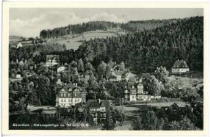 Bärenfels. Blick auf Bärenfels