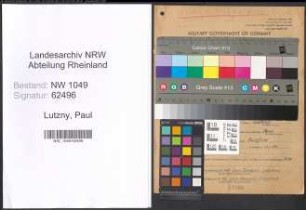 Entnazifizierung Paul Lutzny , geb. 13.05.1894 (Landwirt)