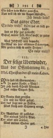122. Der selige Uberwinder, Aus der Offenbarung III, 5.